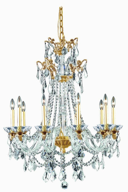 Elegant Lighting Imperial Chandelier Model: 9810D30FG/SS