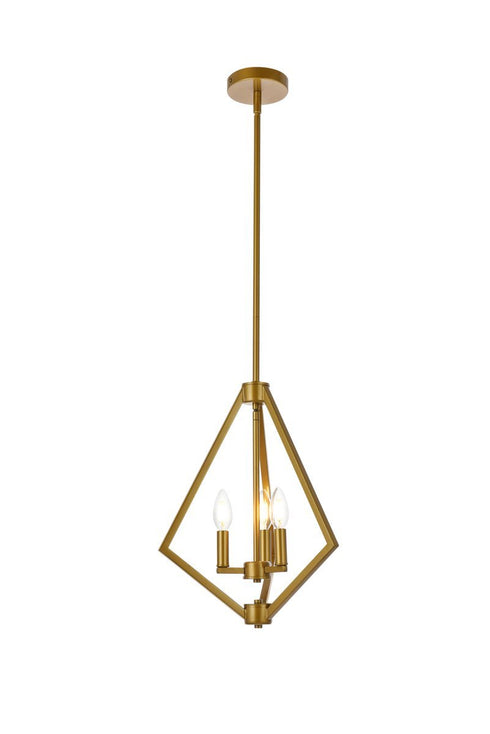 Living District Irina 3 Light Pendant Model: LD7061D14BK