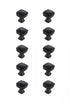 Elegant Decor Irvin 1.3 Inch Matte Black Square Knob Model: KB2022-MB-10PK