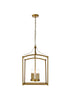 Living District Janet 4 Light Pendant Model: LD7070D15BK