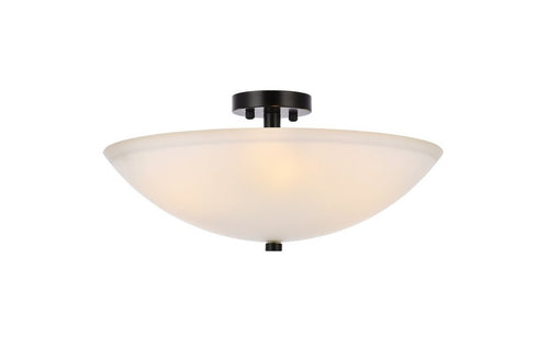 Living District Jeanne 3 Light Flush Mount Model: LD2349BK