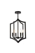 Living District Kiera 4 Light Pendant Model: LD7068F14BK