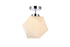 Living District Lawrence 1 Light Flush Mount Model: LD2347BK