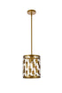 Living District Levante 1 Light Pendant Model: LD7073D9BK