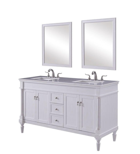Elegant Lighting Lexington 60 Inch . Single Bathroom Vanity Set Inch Model: VF13060DAW
