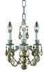 Elegant Lighting Lillie 3 Light Pendant Model: 9103D10FG/RC
