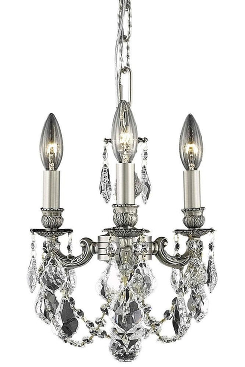 Elegant Lighting Lillie 3 Light Pendant Model: 9103D10FG/RC
