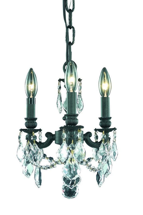 Elegant Lighting Lillie 3 Light Pendant Model: 9103D10FG/RC