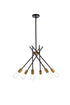 Living District Lucca 6 Light Pendant Model: LD640D23BK