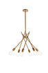 Living District Lucca 6 Light Pendant Model: LD640D23BK