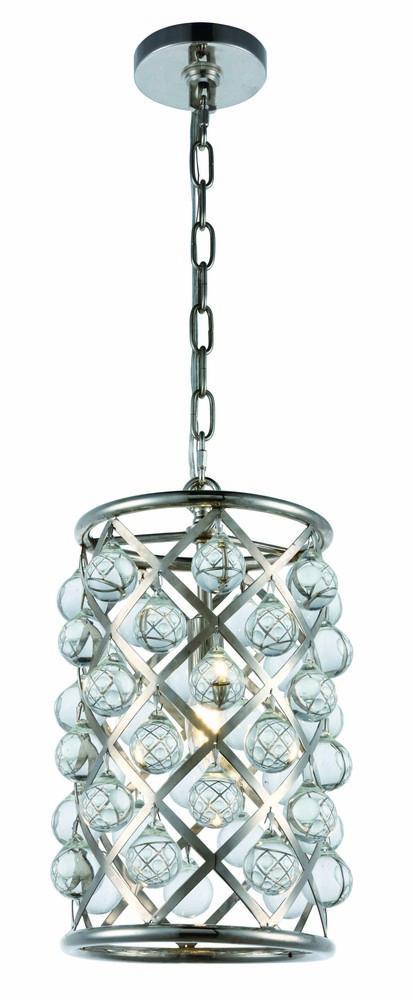 Elegant Lighting Madison 1 Light Pendant Model: 1204D8GI/RC