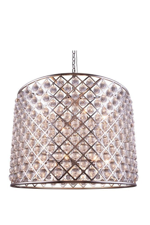 Elegant Lighting Madison 12 Light Pendant Model: 1204D35MB/RC