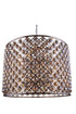 Elegant Lighting Madison 12 Light Pendant Model: 1206D35MB/RC