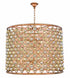 Elegant Lighting Madison 12 Light Pendant Model: 1206D35MB/RC