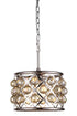 Elegant Lighting Madison 3 Light Pendant Model: 1214D12GI/RC