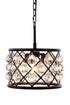 Elegant Lighting Madison 3 Light Pendant Model: 1214D12GI/RC