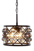 Elegant Lighting Madison 3 Light Pendant Model: 1214D12GI/RC