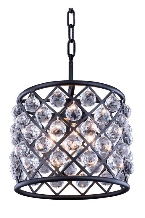 Elegant Lighting Madison 4 Light Pendant Model: 1206D14MB/RC