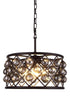 Elegant Lighting Madison 4 Light Pendant Model: 1214D16GI/RC