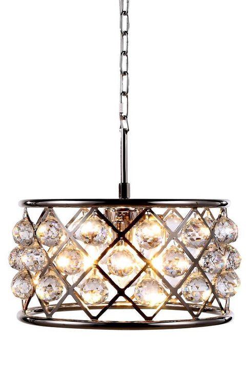 Elegant Lighting Madison 4 Light Pendant Model: 1214D16GI/RC