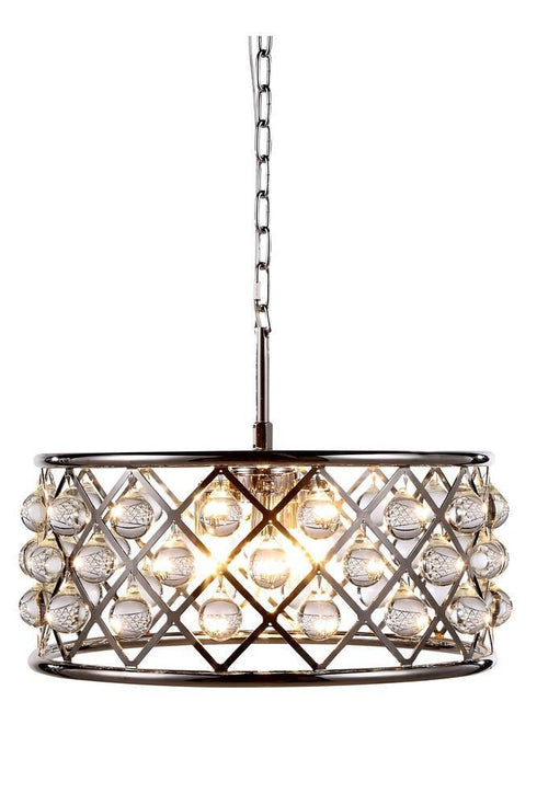 Elegant Lighting Madison 5 Light Pendant Model: 1213D20GI/RC