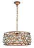 Elegant Lighting Madison 5 Light Pendant Model: 1214D20GI/RC