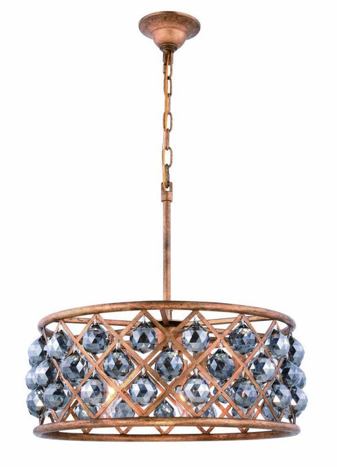 Elegant Lighting Madison 5 Light Pendant Model: 1214D20GI/RC