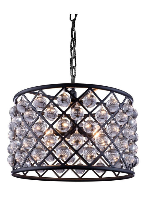 Elegant Lighting Madison 6 Light Pendant Model: 1204D20MB/RC
