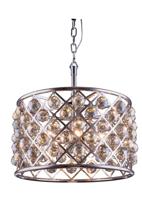 Elegant Lighting Madison 6 Light Pendant Model: 1206D20MB/RC