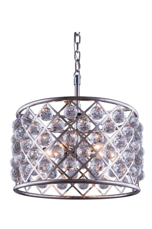 Elegant Lighting Madison 6 Light Pendant Model: 1206D20MB/RC