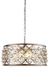 Elegant Lighting Madison 6 Light Pendant Model: 1213D25GI/RC