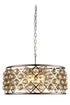 Elegant Lighting Madison 6 Light Pendant Model: 1214D25GI/RC