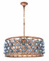 Elegant Lighting Madison 6 Light Pendant Model: 1214D25GI/RC