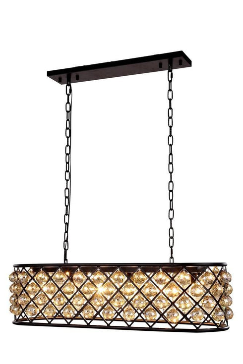 Elegant Lighting Madison 6 Light Pendant Model: 1216G40GI/RC