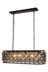 Elegant Lighting Madison 6 Light Pendant Model: 1216G40GI/RC