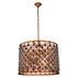 Elegant Lighting Madison 8 Light Pendant Model: 1204D27MB/RC