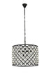 Elegant Lighting Madison 8 Light Pendant Model: 1204D27MB/RC