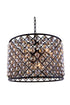 Elegant Lighting Madison 8 Light Pendant Model: 1206D27MB/RC