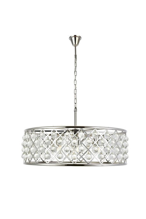Elegant Lighting Madison 8 Light Pendant Model: 1213D32GI/RC