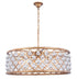 Elegant Lighting Madison 8 Light Pendant Model: 1213D32GI/RC