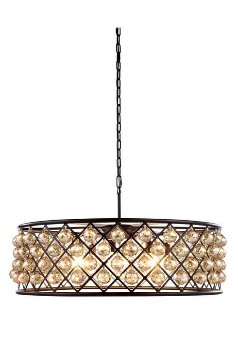 Elegant Lighting Madison 8 Light Pendant Model: 1214D32GI/RC