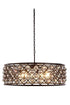Elegant Lighting Madison 8 Light Pendant Model: 1214D32GI/RC