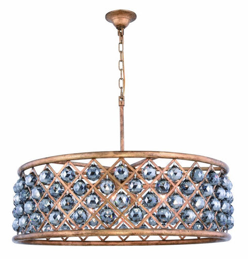 Elegant Lighting Madison 8 Light Pendant Model: 1214D32GI/RC