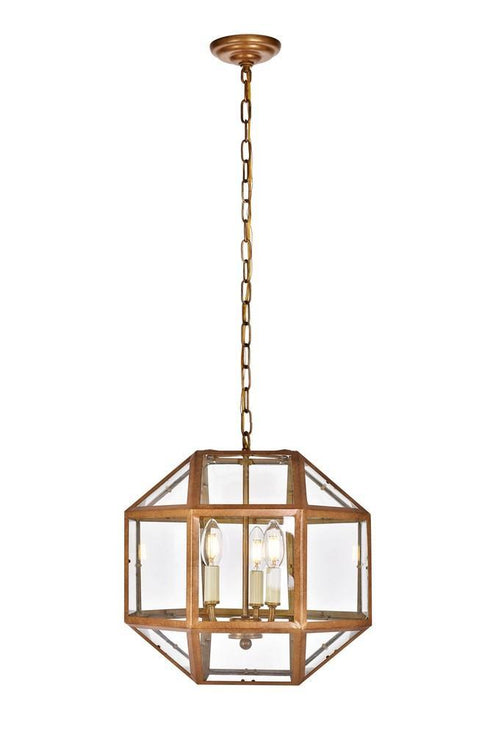 Elegant Lighting Maine 4 Light Pendant Model: LD6001D14G