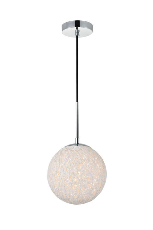 Elegant Lighting Malibu 1 Light Pendant Model: LD2232C