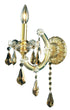 Elegant Lighting Maria Theresa 1 Light Sconce Model: 2801W1C/RC