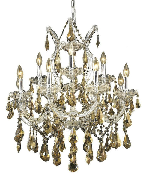 Elegant Lighting Maria Theresa 13 Light Chandelier Model: 2801D27C/RC