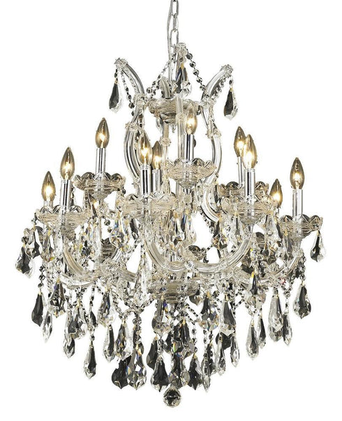 Elegant Lighting Maria Theresa 13 Light Chandelier Model: 2801D27C/RC