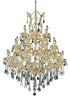 Elegant Lighting Maria Theresa 28 Light Chandelier Model: 2800D38C-GT/RC