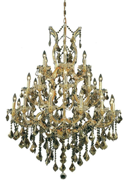 Elegant Lighting Maria Theresa 28 Light Chandelier Model: 2800D38C-GT/RC